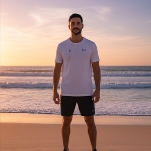 Under Armour Men's Short Sleeve White Tee new with tags